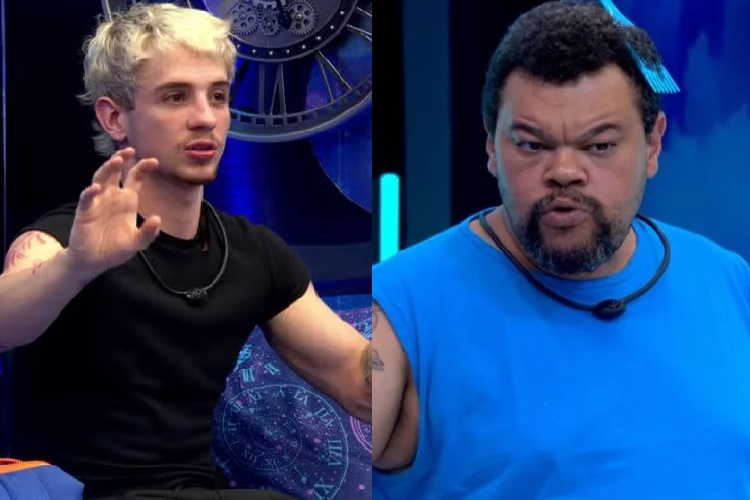 Juliano e Babu Juliano Floss critica atitude de Babu Santana no BBB 26 (Foto: Montagem/Globo)