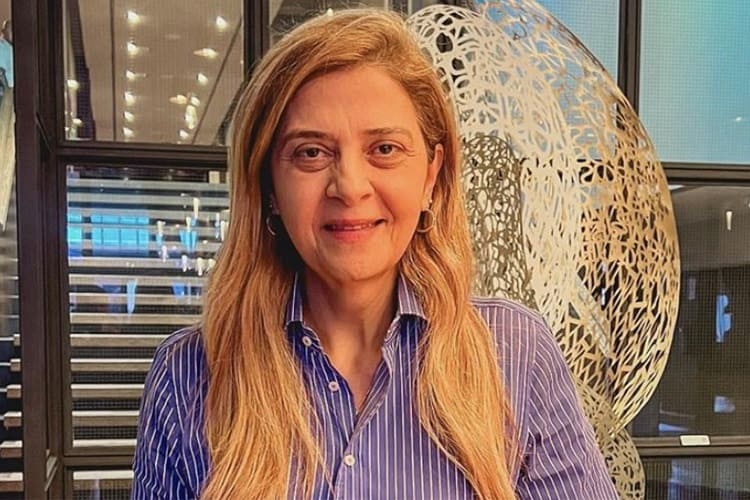 Leila Pereira Leila Pereira, presidente do Palmeiras (Foto: Instagram)