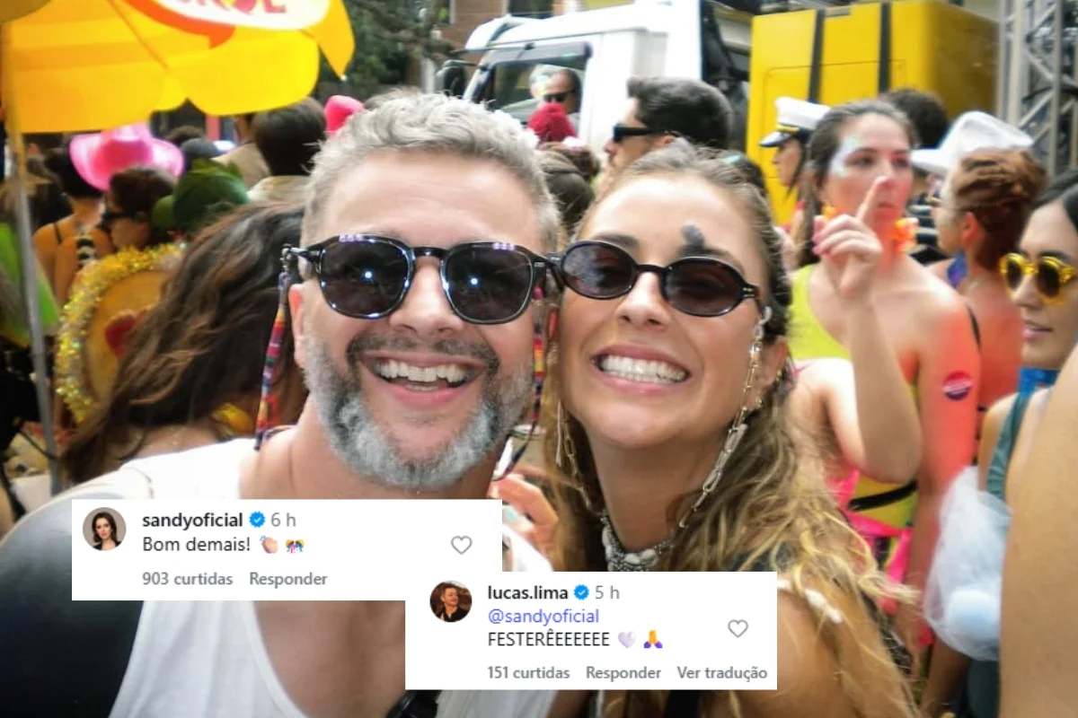 Lucas Lima, Nina e Sandy Lucas Lima, Nina e Sandy