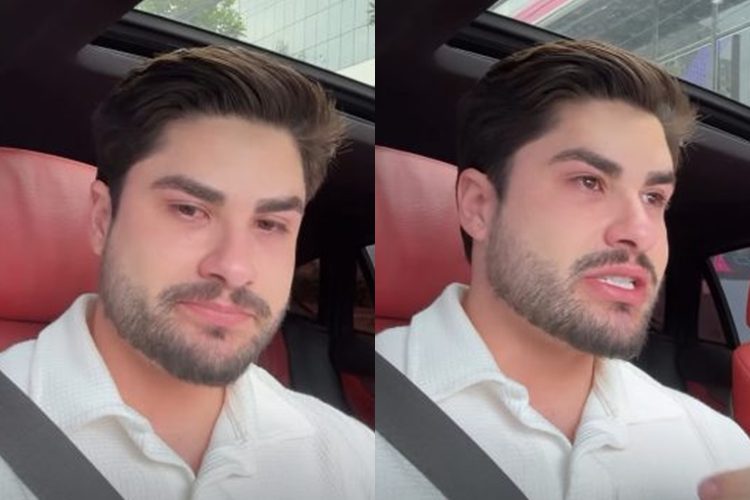 Lucas Souza surge em lágrimas ao revelar demissão da Record