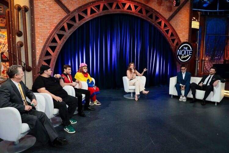 Luciana Gimenez no The Noite (Fonte: Rogério Pallatta/Sbt)