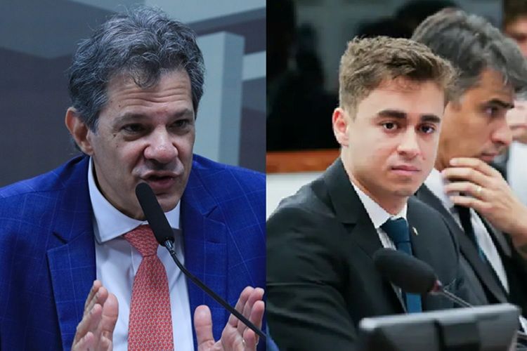 Haddad e Nikolas Ferreira (Foto: Lula Marques/ Agência Brasil/ Colagem Área Vip)