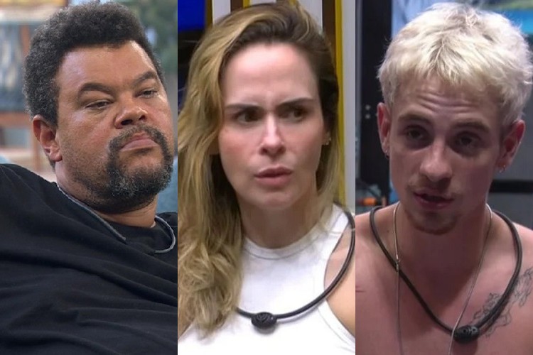 Babu, Ana Paula e Juliano Floss são participantes do BBB 26 (Foto: Montagem/Globo)