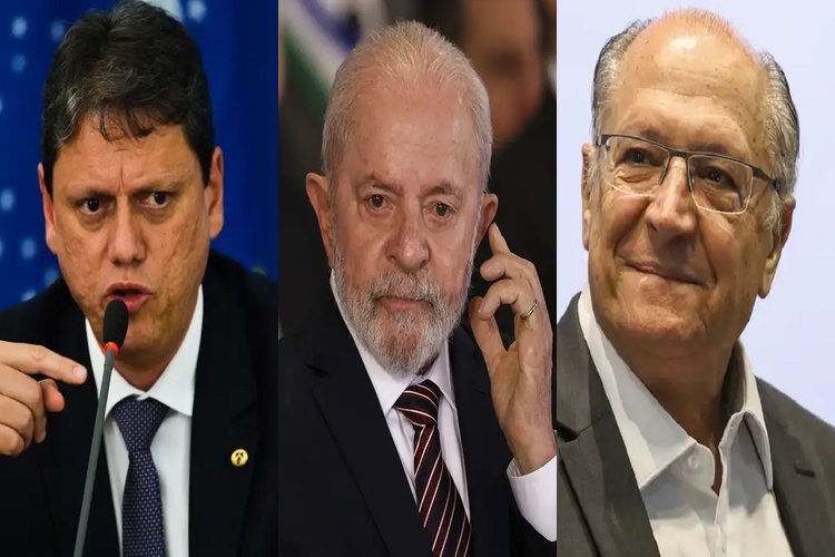 Tarcísio, Lula e Alckmin (Foto: Montagem/Agência Brasil)