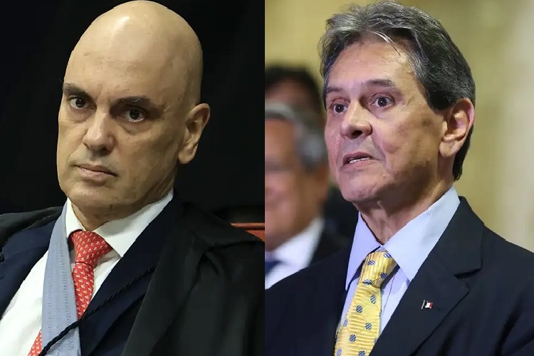 Moraes e Jefferson Alexandre de Moraes e Roberto Jefferson (Foto: Montagem/Agência Brasil)