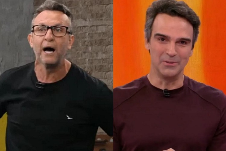 Craque Neto e Tadeu Schmidt (Foto: Band/Globo)