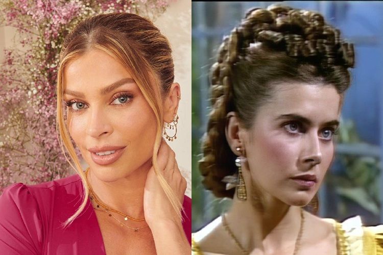 Grazi Massafera, e Maitê Proença como Dona Beja (Foto: Reprodução)