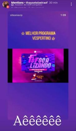 Pr&ecirc;mio &Aacute;rea VIP - Thayse