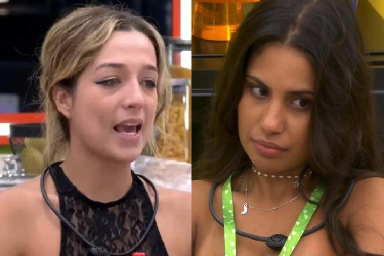 Samira e Gabriela discutem durante Prova do Líder do BBB 26 (Foto: Globo)