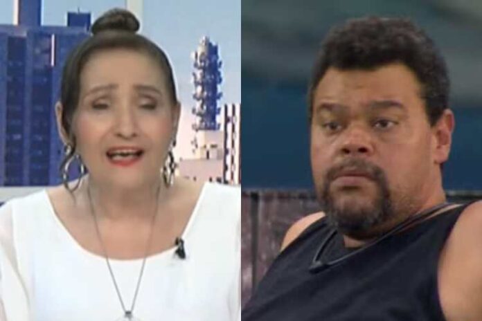 Sonia Abrão e Babu Santana (Reprodução: RedeTV/TV Globo)