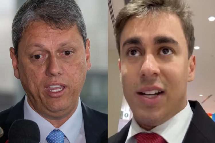 Tarcisio e Nikolas Tarcisio e Nikolas Ferreira (Foto: Montagem/Agência Brasil)