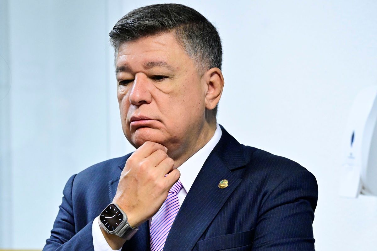 Presidente da CPMI - INSS, senador Carlos Viana (Podemos-MG) em destaque. Foto: Geraldo Magela/Agência Senado