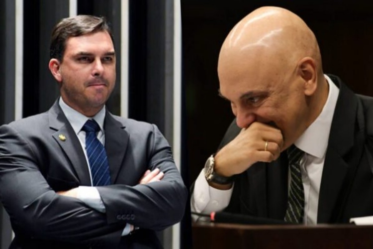 Flávio Bolsonaro e Moraes
