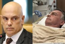 Jair Bolsonaro corre risco de morte e vida está nas mãos de Moraes