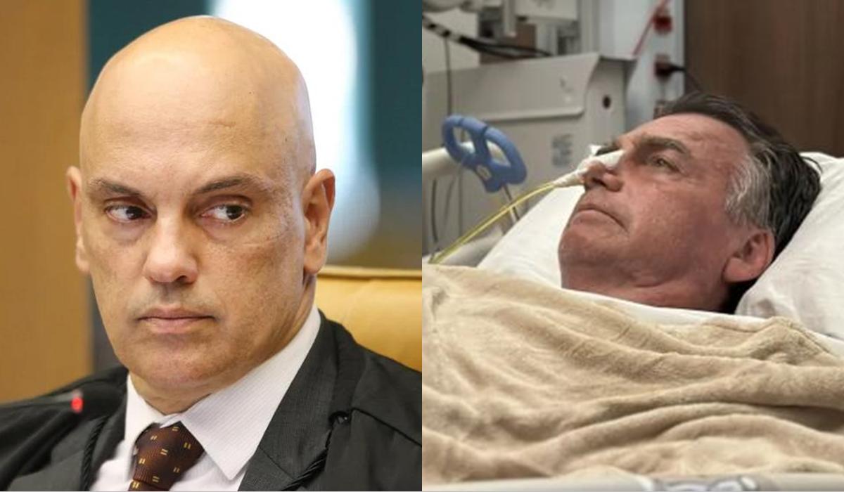 Alexandre de Moraes e Jair Bolsonaro