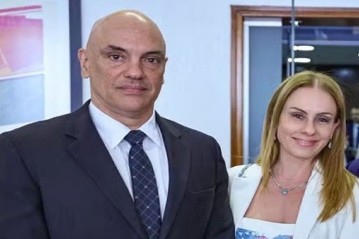 Alexandre de Moraes e Viviane Alexandre de Moraes e Viviane Barci (Foto: Divulgação)