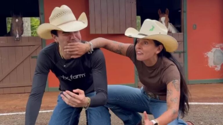 Ana Castela passa fezes na boca de Luan e vai aos risos