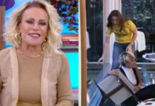 Ana Maria levou tombo ao vivo enquanto falava da Seleção: ‘Não quebrou nada’