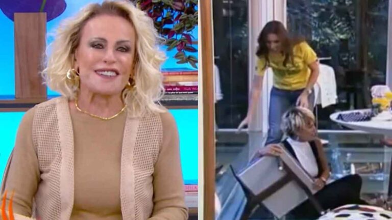 Ana Maria levou tombo ao vivo enquanto falava da Seleção: ‘Não quebrou nada’