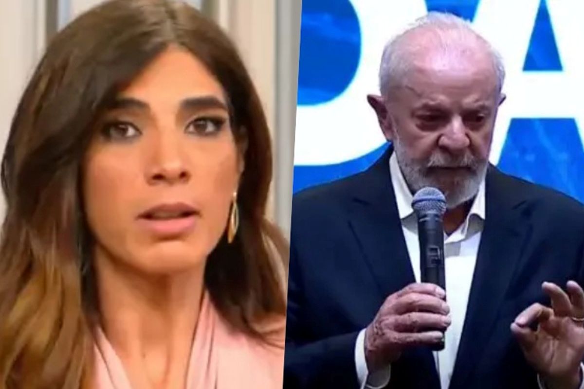 Andréia Sadi da Globo e Lula (Foto: Reprodução)