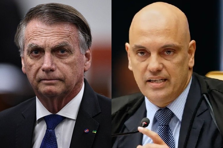 Jair Bolsonaro e Alexandre de Moraes (Foto: Reprodução/Agência Brasil)
