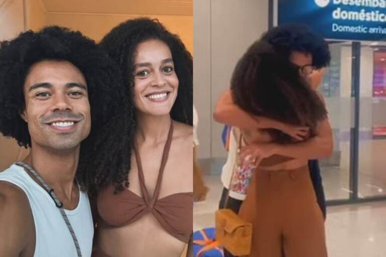 Eliminado do BBB26, Breno reencontra irmã em Santa Catarina