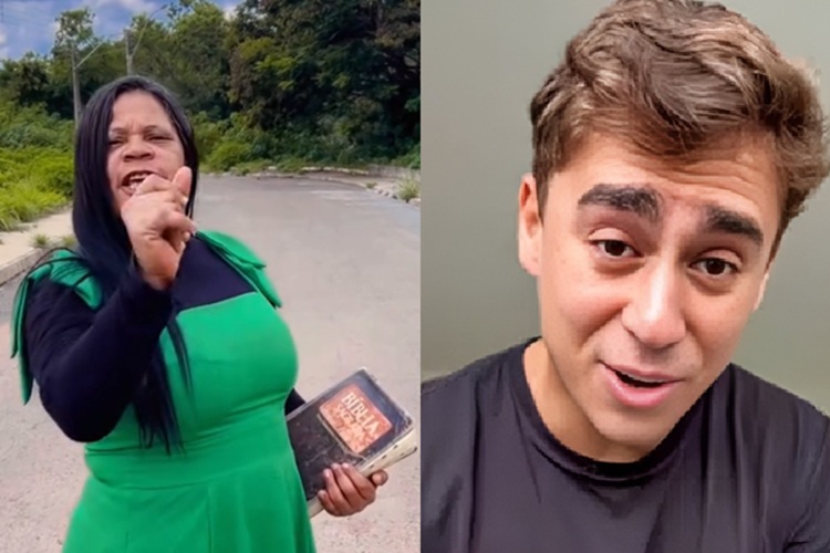 Irmã Mônica Bispo e Nikolas Ferreira Irmã Mônica Bispo e Nikolas Ferreira (Foto: Reprodução)