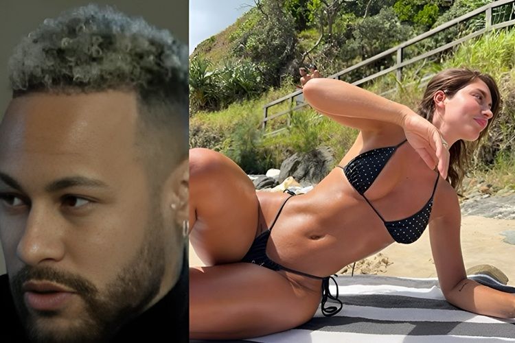 Neymar e modelo (Foto: Reprodução/ Instagram)