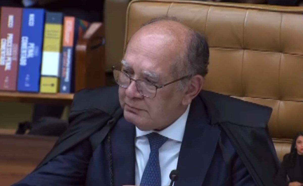 Moraes Gilmar Mendes (Foto: captura da TV Justiça)