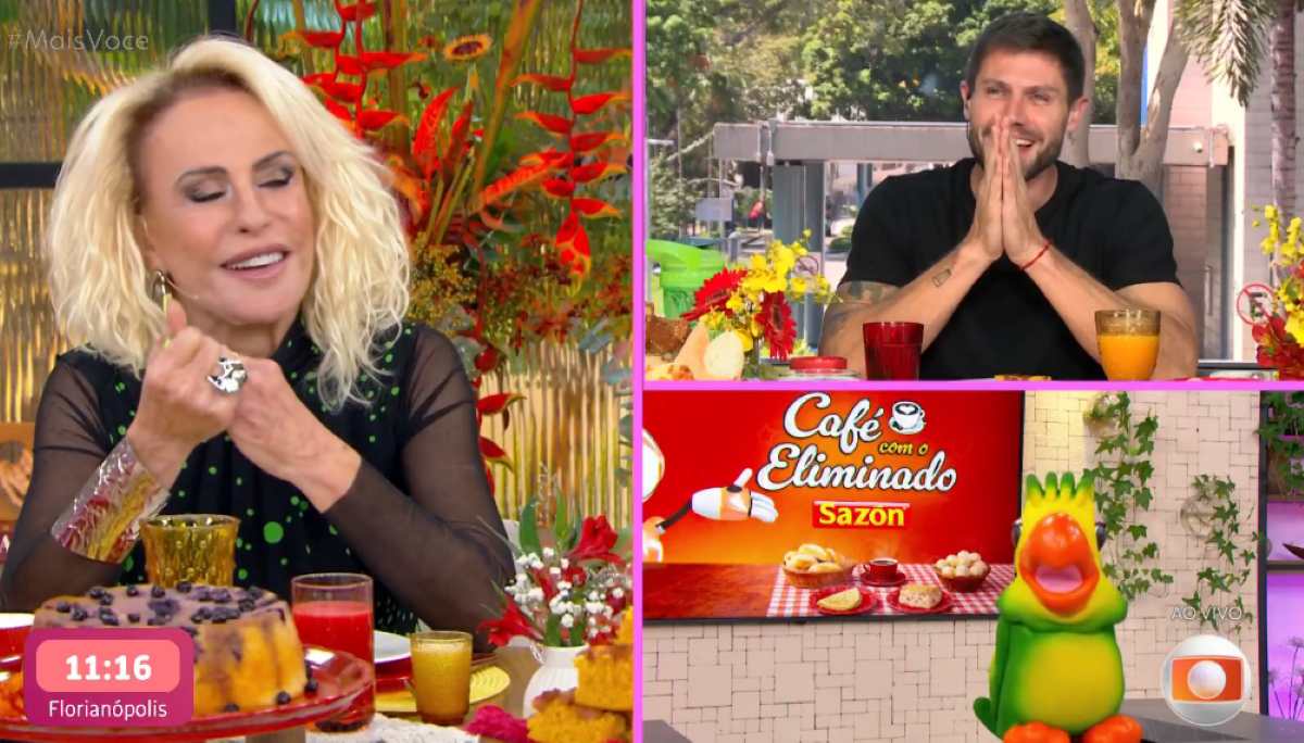 Ana Maria Braga e Jonas Sulzbach (Foto: Reprodução)