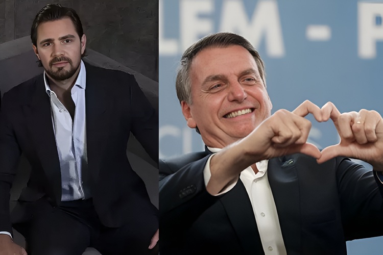 Daniel Vorcaro e Jair Bolsonaro (Foto: Divulgação Banco Master // Alan Santos PR)