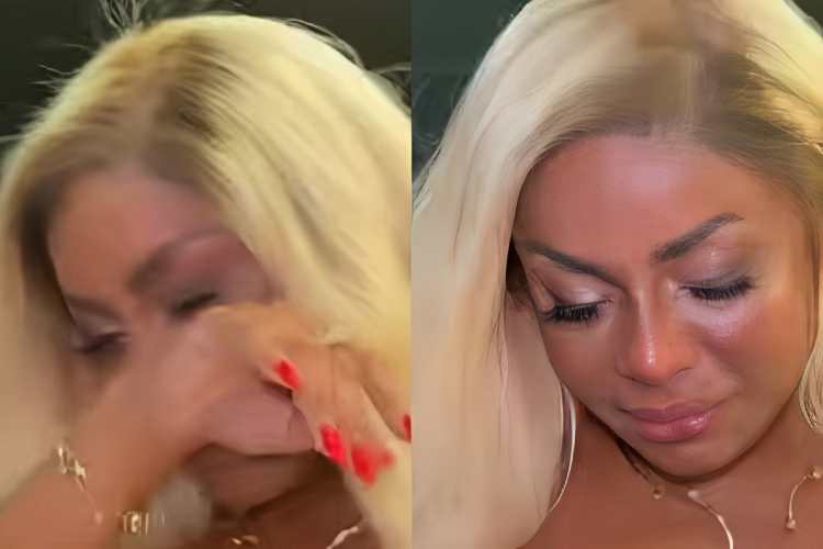 Mas já? Cariúcha é flagrada aos prantos nos bastidores da RedeTV!