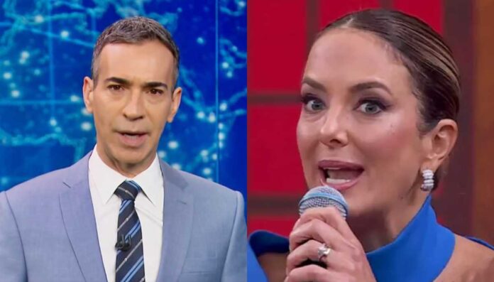 César Tralli é casado com Ticiane Pinheiro (Reprodução: TV Globo)