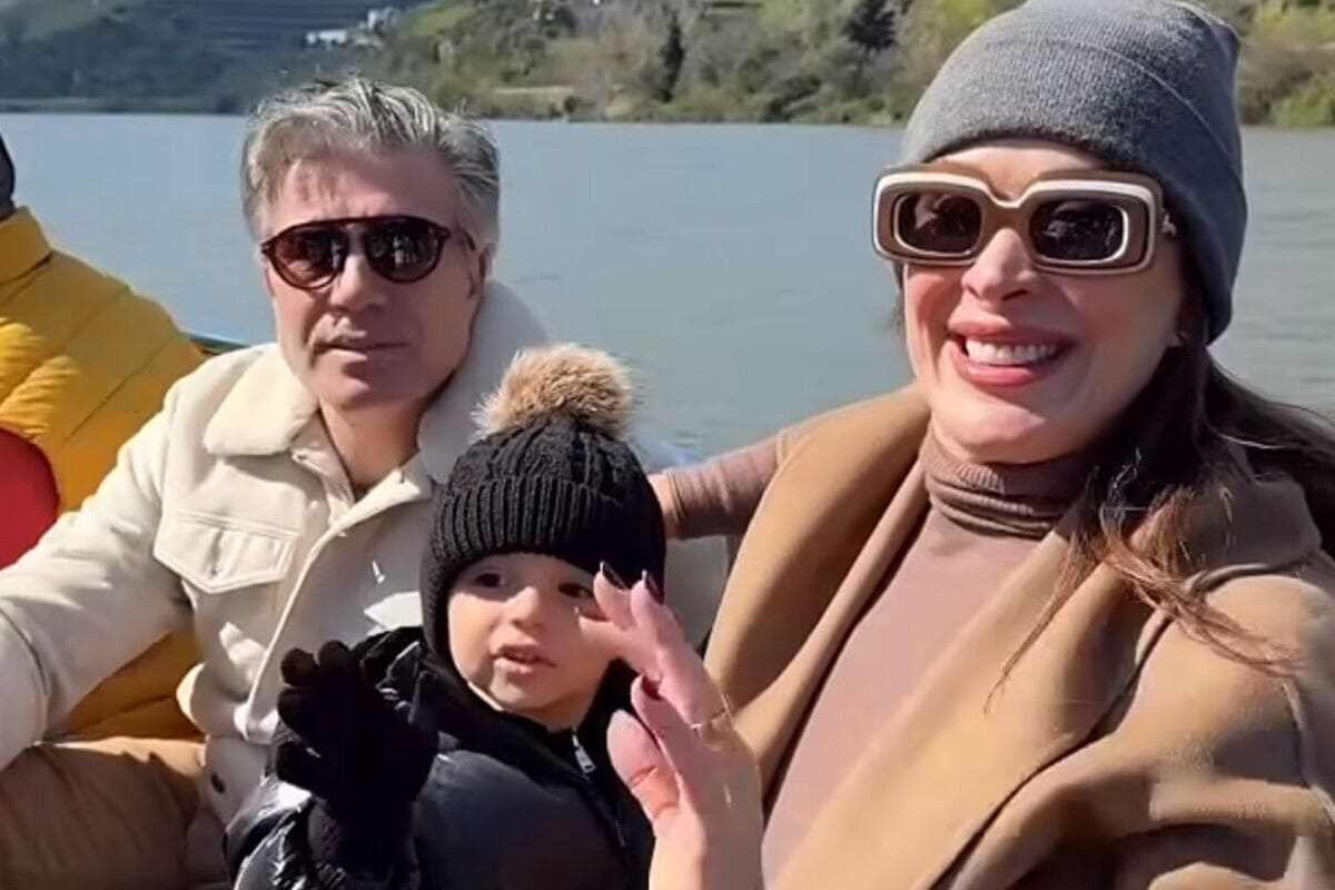 Claudia raia, Luca e Jarbas Homem (Fonte: Instagram)