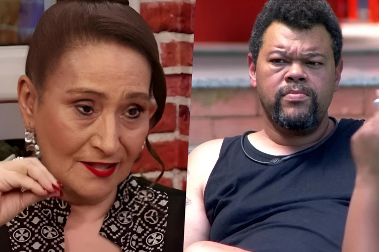 Sonia Abrão e Babu Santana