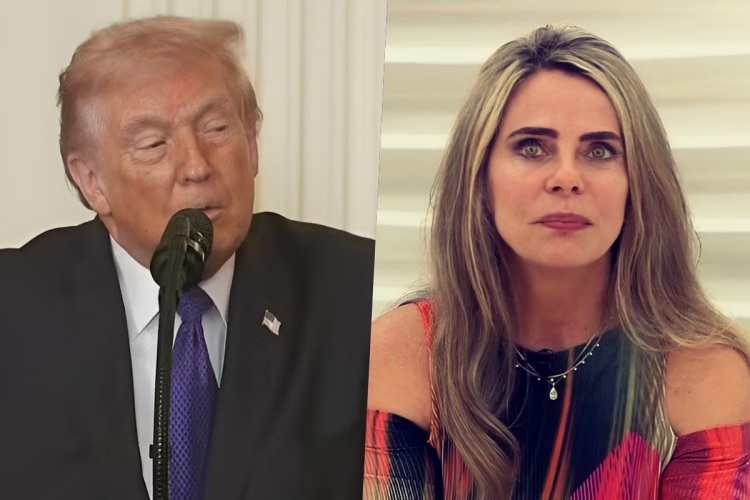 Trump e Bruna Lombardi