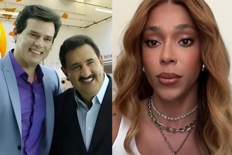 Celso Portiolli, Ratinho e Erika Hilton