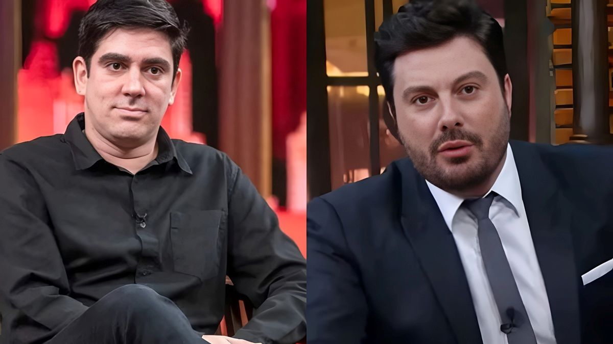 Marcelo Adnet e Danilo Gentili (Foto: Reprodução/ Globo/ SBT)
