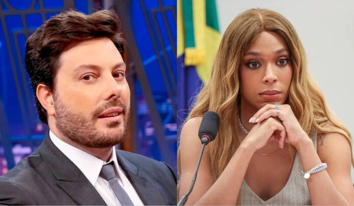 Danilo Gentili e Erika Hilton