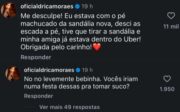 Pedido de desculpas Drica Moraes Pedido de desculpas Drica Moraes