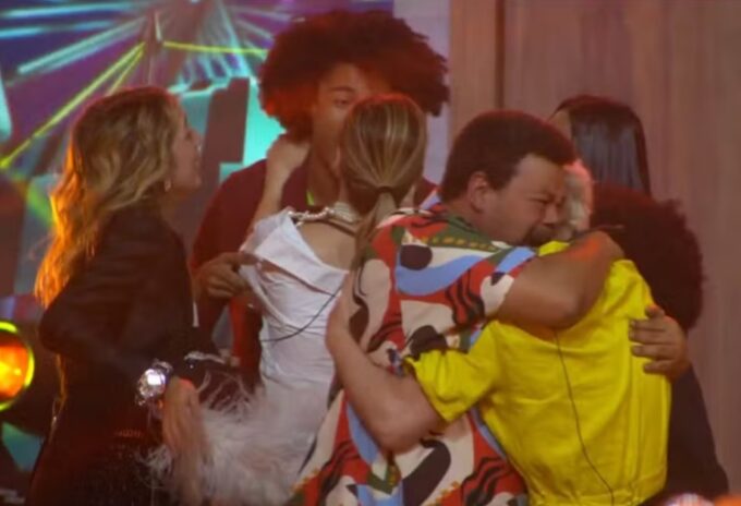 Momento do retorno do Breno e Juliano para a casa do BBB - Reprodução: BBB/Rede Globo