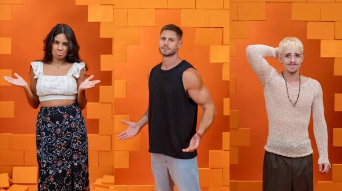 Gabriela, Jonas e Juliano no Paredão do BBB26