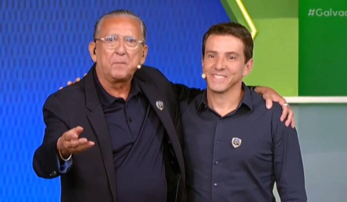 Galvão Bueno e Juninho Paulista Galvão Bueno e Juninho Paulista