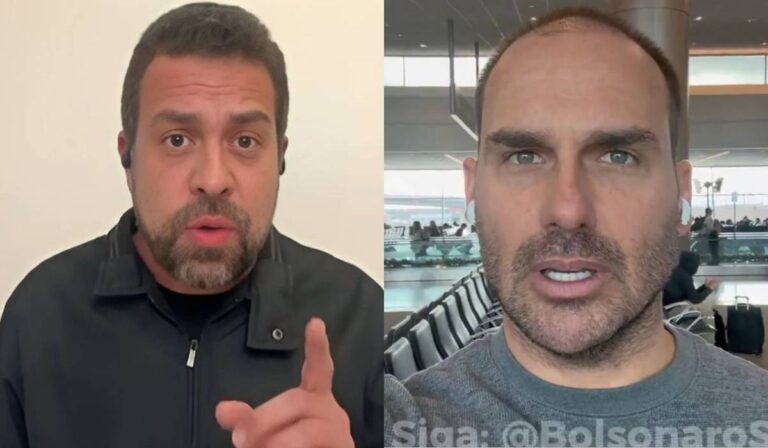Guilherme Boulos quer a prisão imediata de Eduardo Bolsonaro