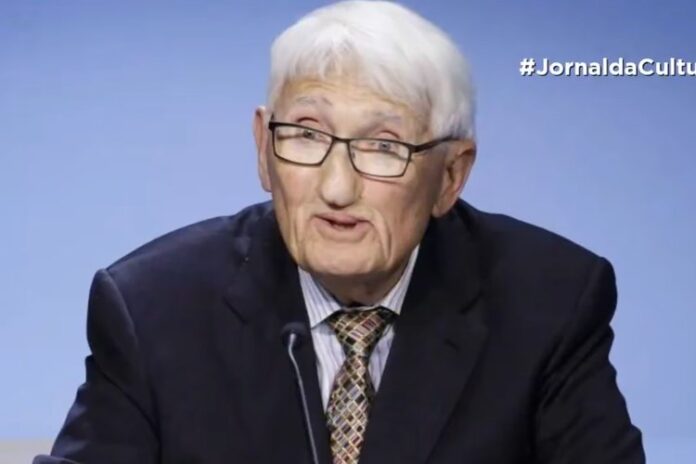 Habermas Morre Jürgen Habermas, um dos maiores pensadores da democracia - Foto: TV Cultura