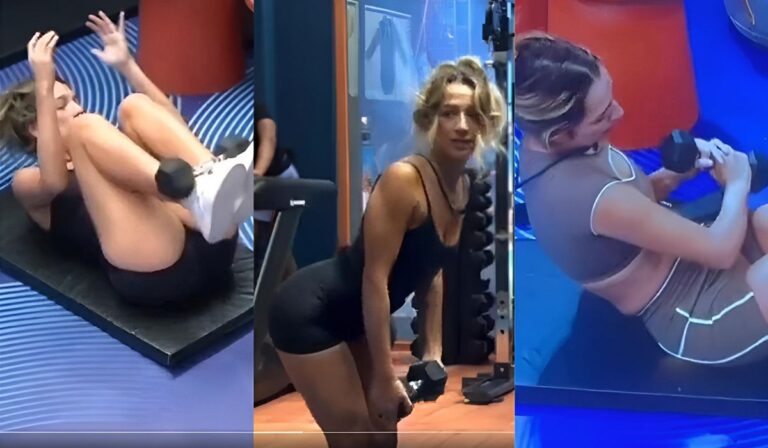 Samira viraliza ao fazer treino diferentão na academia do BBB 26