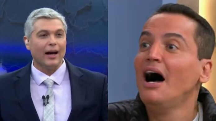 Joel Datena e Leo Dias (Reprodução: Band TV)