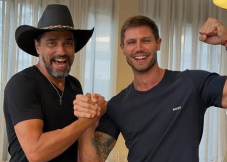 Alberto Cowboy e Jonas Sulzbach se reencontram fora do BBB26