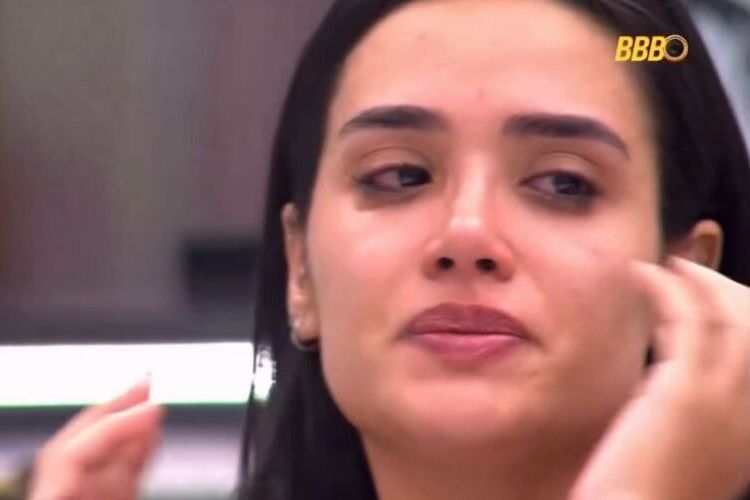Jordana Morais chorando (Fonte: Reprodução/BBB)
