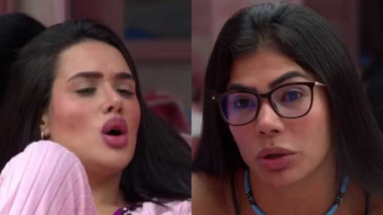 BBB26: Marciele discute com Jordana sobre fala de Samira sobre o anjo: “a gente finge que…”